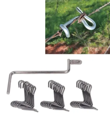 Zaun-Drahtspanner-Set, 20 Stück, für Stacheldraht