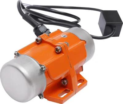 Produktbild von Industrieller Vibrationsmotor - 220V 1-Phasen 50W Rüttelmotor - ca. 3000 U/min - Einstellbare Fliehkraft 32 kg - Aluminiumlegierung - Für Bauwesen & Bergbau - Orange