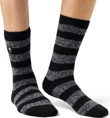 Produktbild von Herren Original Palermo Chunkystripe-Socken - Schwarz & Anthrazit