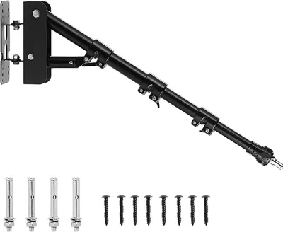 Immagine prodotto di Supporto per fondali, da 54 a 110 cm, per studi fotografici, regolabile a 180 gradi, in metallo