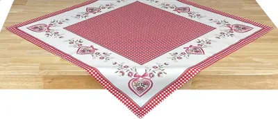 Produktbild von Tisch-Mitteldecke Landhaus rot
