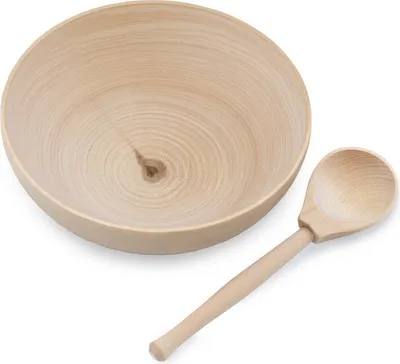 Produktbild von Ulanik  Holzset zum Sortieren von Gegenständen "Schüssel und Löffel"