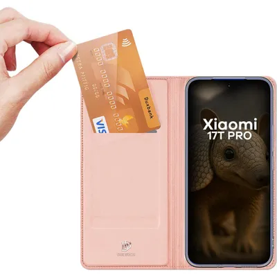 Produktbild von Handyhülle mit Klappe für Xiaomi 17T Pro, Dux Ducis Skin Pro, Rosa
