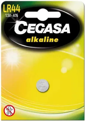Produktbild von Cegasa Batterie alkal. Knopf lr44 1 5v bt blister