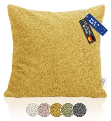 Produktbild von Lycce Kissenhülle Bouclé 50x50 cm senf