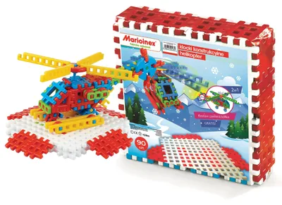 Produktbild von Marioinex Wafle Konstruktionsspielzeug 90 Teile Hubschrauber