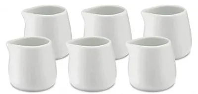 Zdjęcie produktu dla Dzbanek do mleka porcelanowy 50 ml zestaw 6 sztuk na kawę