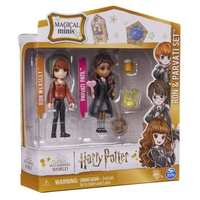 Imagen del producto de Harry Potter Magical Minis - Ron Weasley y Parvati Patil