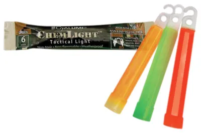 Obrázok produktu pre Cyalume ChemLight 4", žltá, 10 cm, 6 h (svietiace tyčinky ChemLights?)