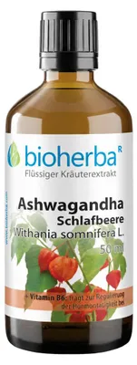 Obrázek produktu pro Ashwagandha kapky – tinktura – 50 ml – Bioherba