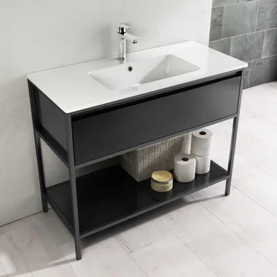 Immagine prodotto di Mobile sottolavabo Loft 2.0, 100 cm, con struttura in metallo