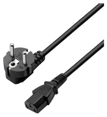 Image de Câble d'alimentation Ewent EC1900 Schuko IEC C13 1,8m Noir