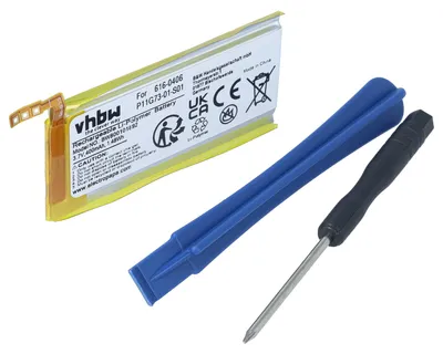 Produktbild von vhbw Akku kompatibel mit Apple iPod A1320, Nano 5 MP3-Player Musik Player (400 mAh, 3,7 V, Li-Polymer)