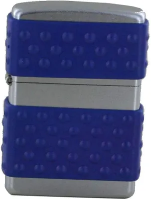 Produktbild von Zippo Feuerzeug Modell 205 Regular Satin Chrome CHR/BLUZ