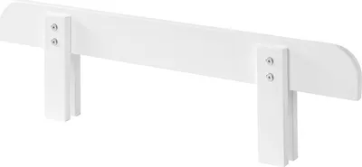 Produktbild von Absturzschutz SLIGO-12 für Einzelbett weiß, B x H x T ca. 90,5 x 24,5 x 5,5cm