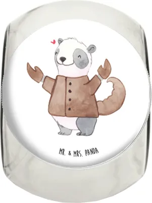 Produktbild von Mr. & Mrs. Panda Teedose Skorpion Astrologie L 870ml - Weiß - Geschenk, Vorratsdose, Kaffeedose, Sternzeichen, Bonboniere, Vorratsglas, Tierkreiszeichen, Bonbonglas
