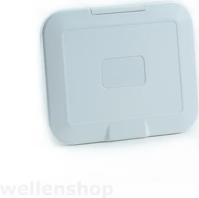 Produktbild von Aufbewahrungsbox 195 x 165 mm, aus bruchfestem Kunststoff mit Clip