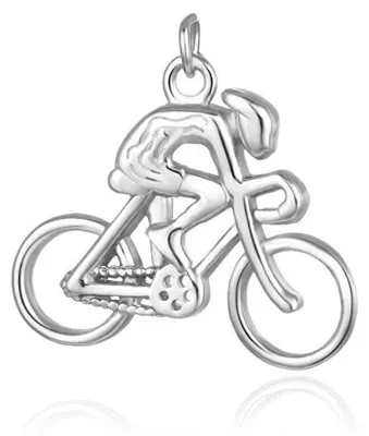 Produktbild von Silber-Anhä nger Radfahrer AGH733M