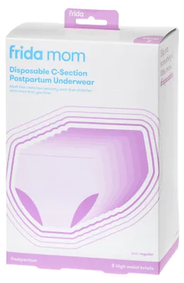 Immagine prodotto di Frida Mom pantaloni a vita alta monouso post-parto, set di 8 pezzi