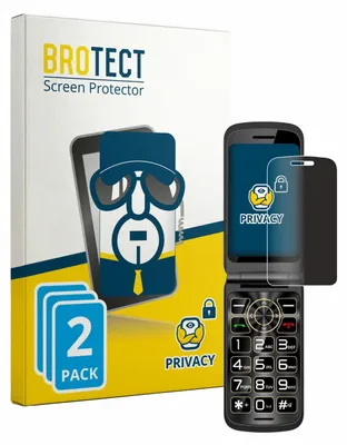 Produktbild von 2x BROTECT Sichtschutzfolie für Guwet G739 Anti-Spy Privacy Sichtschutz Blickschutz Folie Blaulicht-Schutz