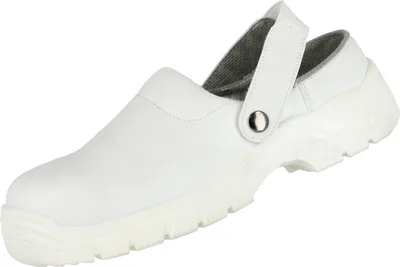 Produktbild von SB Sicherheitsclogs NITRAS CLEAN STEP CL | Gr. 39 | Kunstleder | weiß