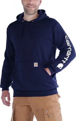Produktbild von CARHARTT Sleeve Logo Kapuzenpullover Marineblau T.XXL - K288-472-XXL