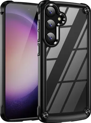 Obrázok produktu pre Puzdro Samsung Galaxy S25 5G z TPU a PC s ochranou objektívu, čierne
