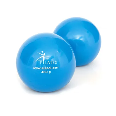 Produktbild von SISSEL Toning Balls, Blau, Mini, 9 cm, 450 g, 2 Stück(e)