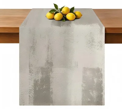 Obrázek produktu pro Běžec na stůl, béžová, krémová barva, 40 x 200 cm, moderní vzhled lnu, vhodný na jídelní stůl a do kuchyně