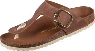 Produktbild von Birkenstock Damen Zehentrenner Gizeh Big Buckle 19961-35, 19961-36, 19961-37, 19961-38, 19961-39, 19961-40, 19961-41, 19961-42, 19961-43 BIR-1018785 cognac 38