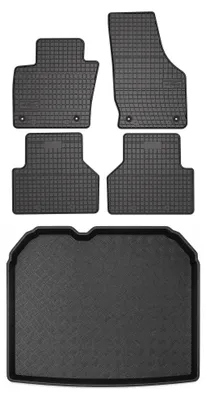 Obrázek produktu pro Gumové autokoberce SolidPRO + vana kufru pro: Audi Q3 I 8U 2011-2018 verze s opravnou sadou 5 ks