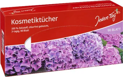 Produktbild von JedenTag Kosmetiktuch 3-lagig 120 stk