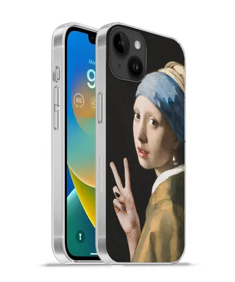 Produktbild von MuchoWow® Handyhülle Schutzhülle Hülle für Apple iPhone 14 Plus - Soft case Malerei - Vermeer - Alte Meister Silikon Softcase Handy Hülle - Abbildung