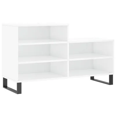 Produktbild von Schuhregal Hochglanz-Weiß 102x36x60 cm Holzwerkstoff