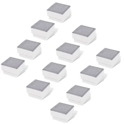 Produktbild von vidaXL LED Bodeneinbaustrahler Außen 12 Stk. 100x100x68 mm
