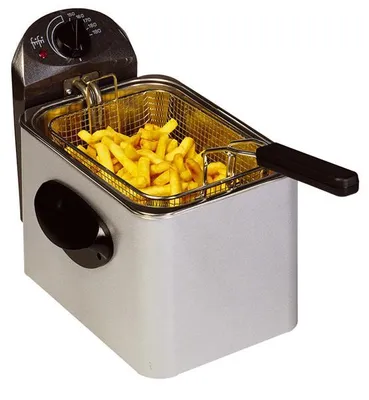 Produktbild von Frifri F1905B, Fritteuse, 3,5 l, 1 kg, Einzelbild, Weiß, Tasten