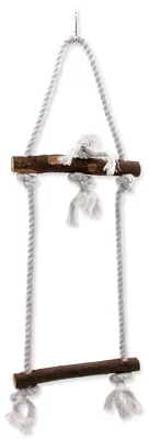 Immagine prodotto di Giocattolo Bird Jewel sospeso in legno e corda 15x50cm