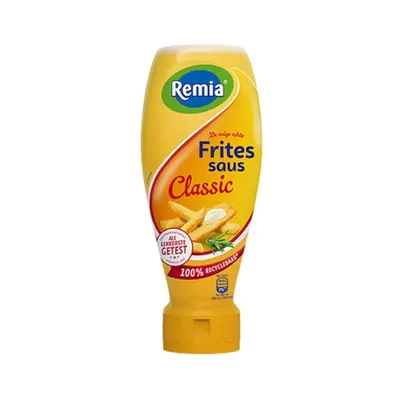 Image de Remia fritessaus classique tube vers le bas (500 ml)