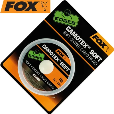Produktbild von Fox Camotex Soft Coated Camo Braid 20m - Vorfachschnur, Tragkraft:20lbs/9.1kg