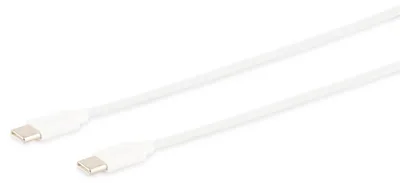 Image de S/CONN maximum connectivity Câble USB de charge-synchronisation, USB C mâle vers USB-C mâle, 2.0, ABS, blanc, 1,0m (14-12051)