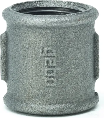 Produktbild von Temperguss Muffe 1/2 bis 2 Zoll IG-IG Fitting schwarz