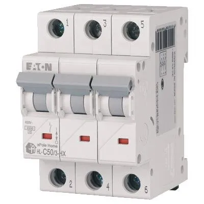 Immagine prodotto di Interruttore di sovracorrente 3P C 50A 6kA AC 194896 Eaton