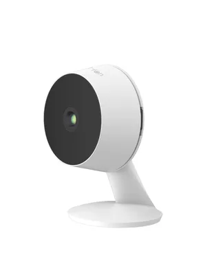 A white indoor camera on a white background.