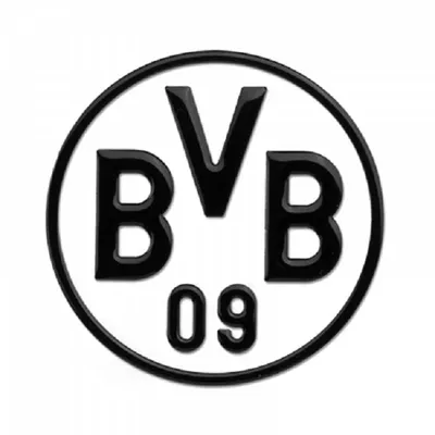 Produktbild von AUTO AUFKLEBER STICKER  BORUSSIA DORTMUND BVB schwarz NEU