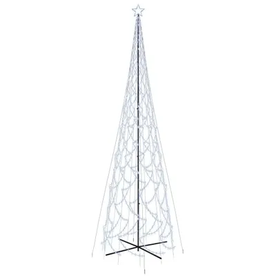 Zdjęcie produktu dla vidaXL Choinka LED w kształcie stożka zimna biel 3000 LED 230x800 cm