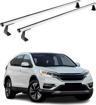Image de Barres De Toit Transversales Pour HONDA CR-V 2012-2016 Argenté en Aluminium