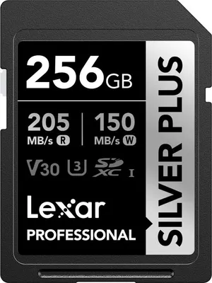 Image de Lexar Professional SILVER PLUS 256 Go SDXC UHS-I classe 3