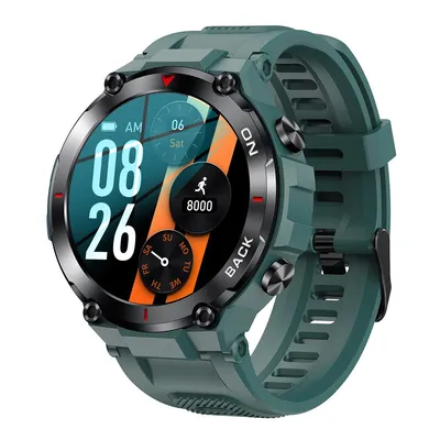 Outdoor Sportuhr, Herzfrequenz, GPS Navigation, IP68 Wasserdicht, 400 mAh Akku