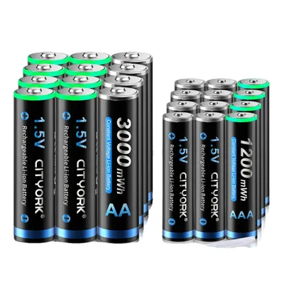 Immagine prodotto di Batteria agli ioni di litio, prestazioni di lunga durata, caricatore intelligente LCD, blu