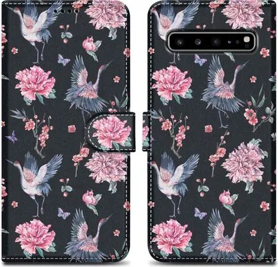 Obrázek produktu pro Cadorabo Protective Case for Samsung Galaxy S10 5G Case Design Black Mobile Phone Case Cover Case Magnetic Case Cover
